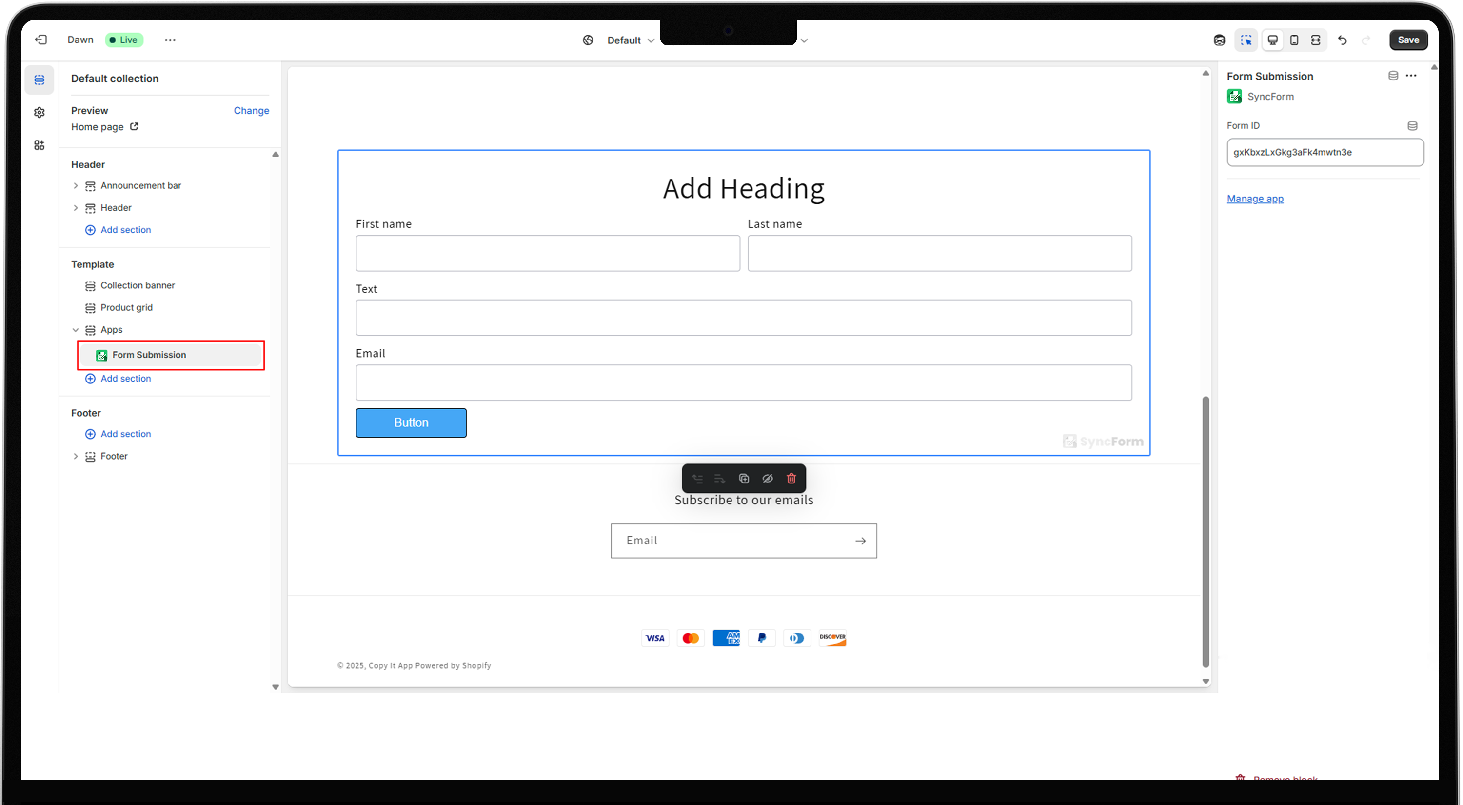Paste Form ID